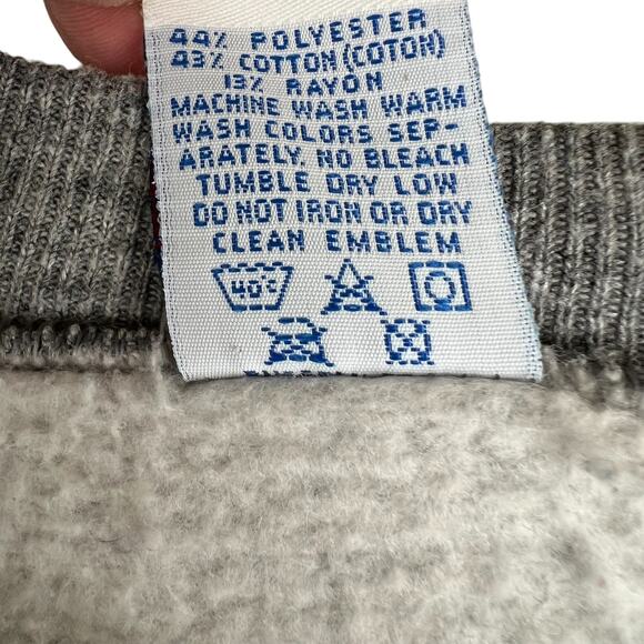 Russell Athletic : Vintage FIJI Letter Block Gray Crewneck Sweatshirt USA : XL - Picture 4 of 11